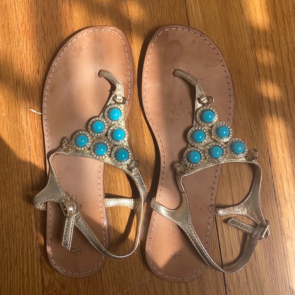 Lilly Pulitzer sandals, size 6.5